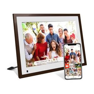IPS 풀 HD 터치스크린, 32GB WiFi 스마트 프레임이 탑재된 디지털 액자 10.1인치 대형 액자, Frameo 앱을 통해 어디서나 즉시 사진과 동영상을 공유합니다