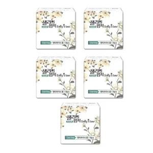 샐리의법칙 프리미엄 생리대 매직퀵 시그니처 팬티라이너 18P 5팩 729652