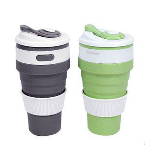 텀블러 물컵 물통 휴대용 실리콘 500ml WD12E0A