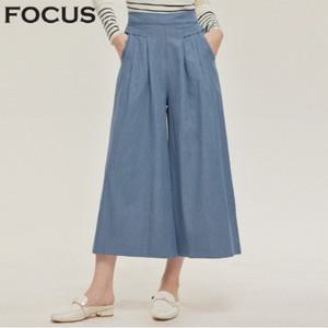 [포커스] 투핀턱데님와이드팬츠_VF5S1PT7001