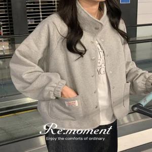 [？？휘뚜루마뚜루/4000장 돌파!/RE:MOMENT/당일발송] made. 코러스 코튼 쭈리 점퍼 2color!