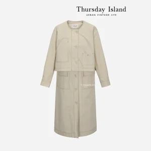 [써스데이아일랜드][Thursday Island] 레이어드 코트(T232MCT531W)