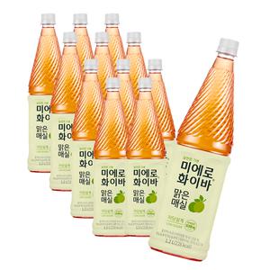 미에로화이바 1.2L 12개 맑은매실 저당설계 건강 기능성음료