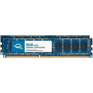 OWC 16GB(2x8GB) DDR3 1600 PC3-12800 CL11 2Rx8 240핀 1.5V 데스크탑 DIMM 메모리 RAM 모듈 키트