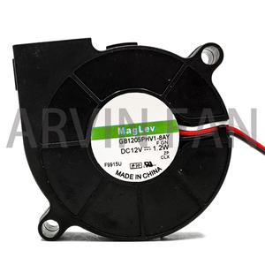 3D 프린터 송풍기 GB1205PHV1-8AY 5015 12V 마그네틱 서스펜션 음소거 5cm 속도 측정 터보팬
