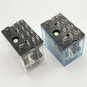 1Pc LY4NJ HH64P 미니 릴레이 P143 14 핀 10A LED 중간 12VDC 24VDC 220V 범용 스위칭