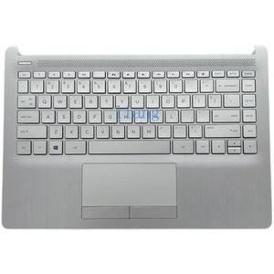 키보드 터치패드 포함 팜레스트 커버 호환 hp 14-cf 14-dk1022wm 14-df L48648-001 US