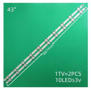 LED 리본 유닛 호환 LG 43UF6500 43UJ6100-JB 43UJ630A-JD 43UJ630T-DA TA LC430DGG-