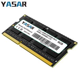 YASAR DDR3 노트북 메모리 4GB 8GB 1600MHz 1333MHz 1066MHz 1.5V 240 핀 SODIMM PC3 8500 10600 12800 램