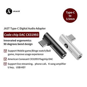 JCALLY JA3T 디지털 오디오 휴대용 디코딩 CX31993 DAC C타입-3.5mm 헤드폰 앰프 하이파이 32 비트 384KHz