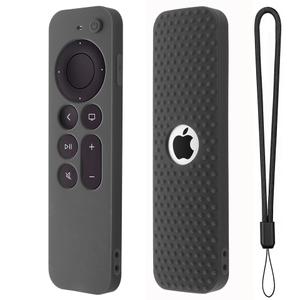 호환 애플 Siri Remote원격 커버 TV 4K 2 세대 원격 충격 방지 슬리브3 실리콘 보호 케이스
