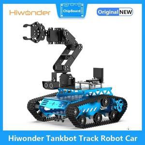 STM32 프로그래밍용 로봇 팔이 장착된 Hiwonder Tankbot 트랙 차량 2024
