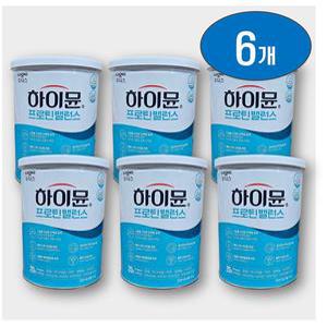 [하이뮨] 하이뮨 프로틴 밸런스 단백질 보충제 파우더 304g x 6개