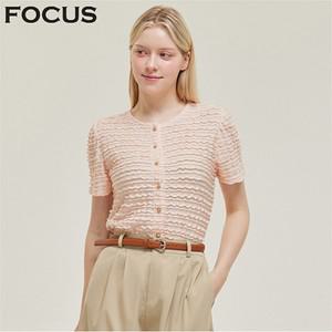 [포커스] 웨이브 텐션 블라우스_VF5M1BL5021