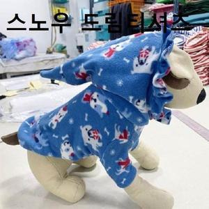 [ME902N91_52CM]외출복 강아지 겨울옷 스노우 드림티셔츠