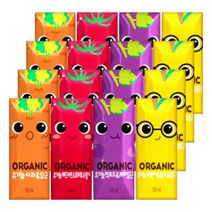오가닉유기농 크니쁘니트니지니 125ml 혼합 16입 코스트코 트레이더스 도매가