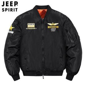 JEEP 남자 바람막이 봄 가을 항공점퍼 웰론 패딩 누빔자켓