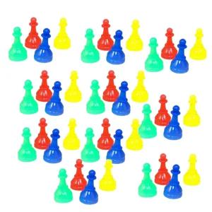 보드게임말 40개 컬러별 10P씩 플라스틱 말 보드게임용품 플라스틱말 윳놀이말 윳말 부루마블