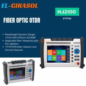 광섬유 OTDR HJ2100 분배기 케이블 테스터, Rj45 네트워크 Odtr 시간 영역 반사계 FTTH