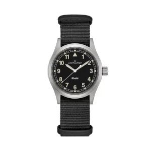 해밀턴 H69401430 카키 필드 쿼츠 남성 나토 38mm