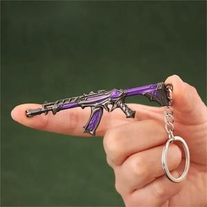 발로란트 무기 칼 뜨거운 Valorant 무기 금속 Melee Reaver 20 Karambit M4 AK 미니 총 깡패 소년 애니메이