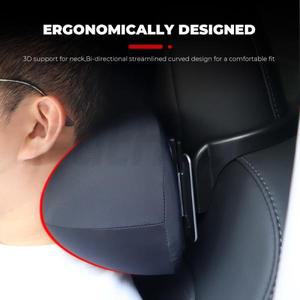 Tesla Model 3 Y 하 헤드 넥 지원 보호 장거리 여행 쿨 풀 패키지 용 Futhope Ice Velvet SPA 머리 받침