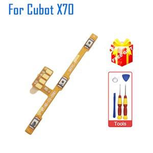 Cubot X70 스마트폰용 전원 볼륨 단추 키 케이블 플렉스 FPC 액세서리 신제품
