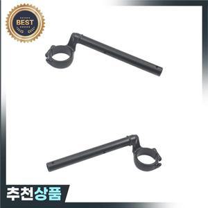 혼다 CBR650R 2019-2023 용 오토바이 블랙 핸들 바 클립 온 포크 튜브