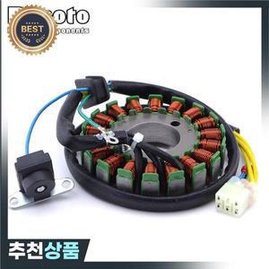 오토바이 자기 발전기 고정자 코일 폴라리스 피닉스 톱니 200 쿼드 0452449