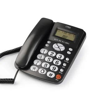 N 발신자표시 전화기 IK-320 블랙 아이텍