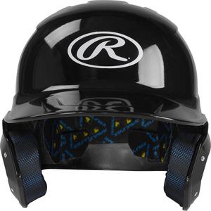 Rawlings Mach 클리어 코트 수석 야구 타격 헬멧 블랙