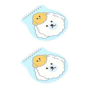 데일리라이크 미니 무지 노트 수첩 메모지 달래 2개