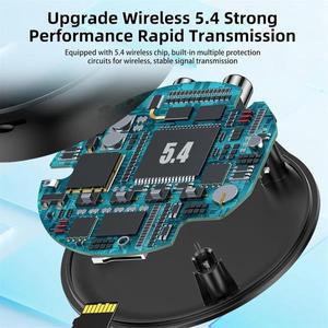 소매업 NFC Bluetooth 5.4 송신기 TV/자동차/PC/스피커용 RGB 조명/AUX/TF가 포함된 오디오 어댑터