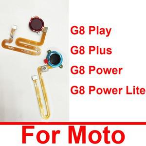 터치 핑거 센서 반환 키 모토로라호환 Moto G8 용 플렉스 케이블 Play Plus Power Lite 뒤로 지문 전원 버
