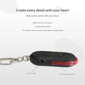 미니 분실 방지 휘슬 키 파인더 무선 알람 스마트 태그 로케이터 트래커 소리 LED 조명