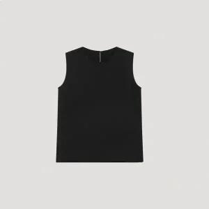 [롯데백화점]리스트 슬리브리스 라운드넥 블라우스 (TWWBLP62020)