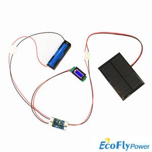 5V 5.5V 60MA 200MA 250MA W .25W 태양 전지 패널 태양 광 최소 배터리 충전기 CN3065 배터리 디스플레이 S 8650 홀더 DIY 키트