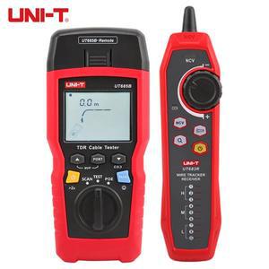 UNI T 네트워크 케이블 테스터 TDR UT685B 키트 케이블 추적기 Lan 테스터 RJ45 RJ11 감지기 와이어링 LCD