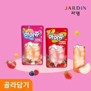 편의점 파우치 마이쮸 에이드 10+10  총20p) 골라담기  납작복숭아 트리플베리) 소비기한   2025-12-11