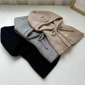 패션 여성 바라클라바 남자 겨울 방한 후드 넥워머-WD87556