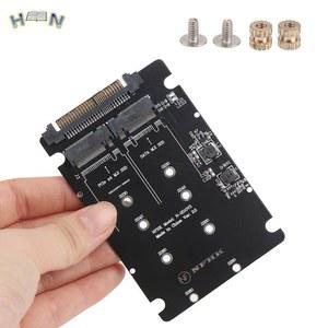 데스크탑 컴퓨터용 어댑터 카드 SATA M.2 SSD TO NVME NGFF SFF 8639 변환기 PC 2.5 인치