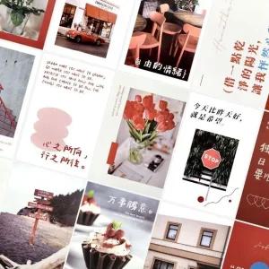 감성 컬러 엽서 모음 장밋빛 사진엽서 인테리어엽서 (WFHO32U)