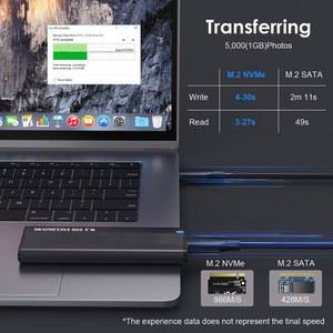 호환 케이스 박스, 프로토콜 듀얼 SATA AC 2-USB NGFF M2 , 1 PCIE 3 10Gbps CC SSD C타입, 어댑터,
