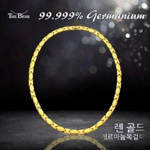 GEN-012 티타늄 소재 골드 게르마늄 목걸이(32g) (2653841)