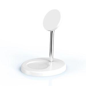 무선 2in1 충전기 화이트투인원 맥세이프 갤럭시워치 접이식 멀티