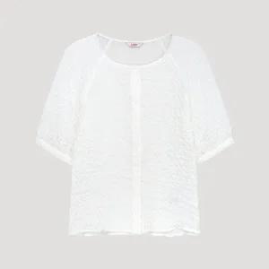 [롯데백화점]리스트 래글런 라운드넥 블라우스 TWWBLP62170