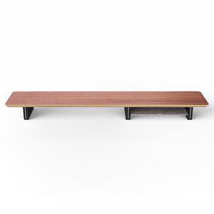 데스크 듀얼 선반 desk shelf 받침대 셋업 모니터 원목 와이드 컴퓨터 서랍형 다이 노트북 거치대 랙