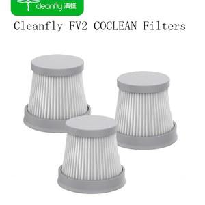 기존 Cleanfly FV2 필터 COCLEAN 자동차 휴대용 브러시 HEPA 청소 바닥 홈 팩 키트 진공 부품 예비