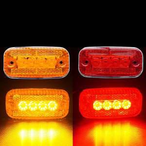 (당일출고) 화물 대형 보조 측면 전구 국제산업 4구 LED 차폭등 (24V) / 화물차 대형차