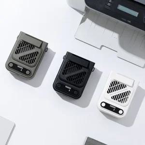 BLDC 휴대용 클립팬 ZAY-F019 허리 선풍기 넥밴드 집게형 8000mAh 21시간